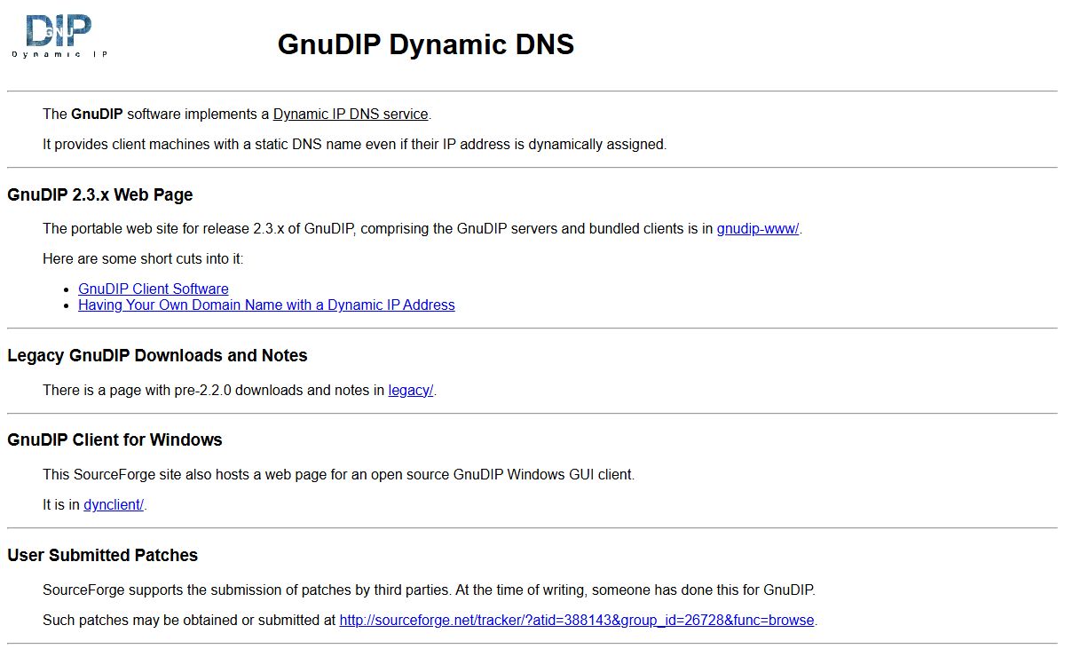 GnuDIP