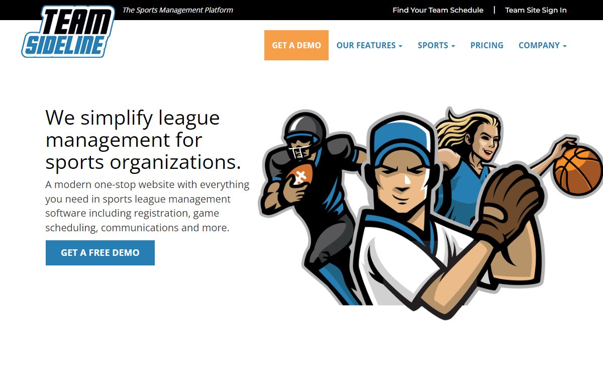 Online Sports League Management Software for Teams | TeamSideline.com