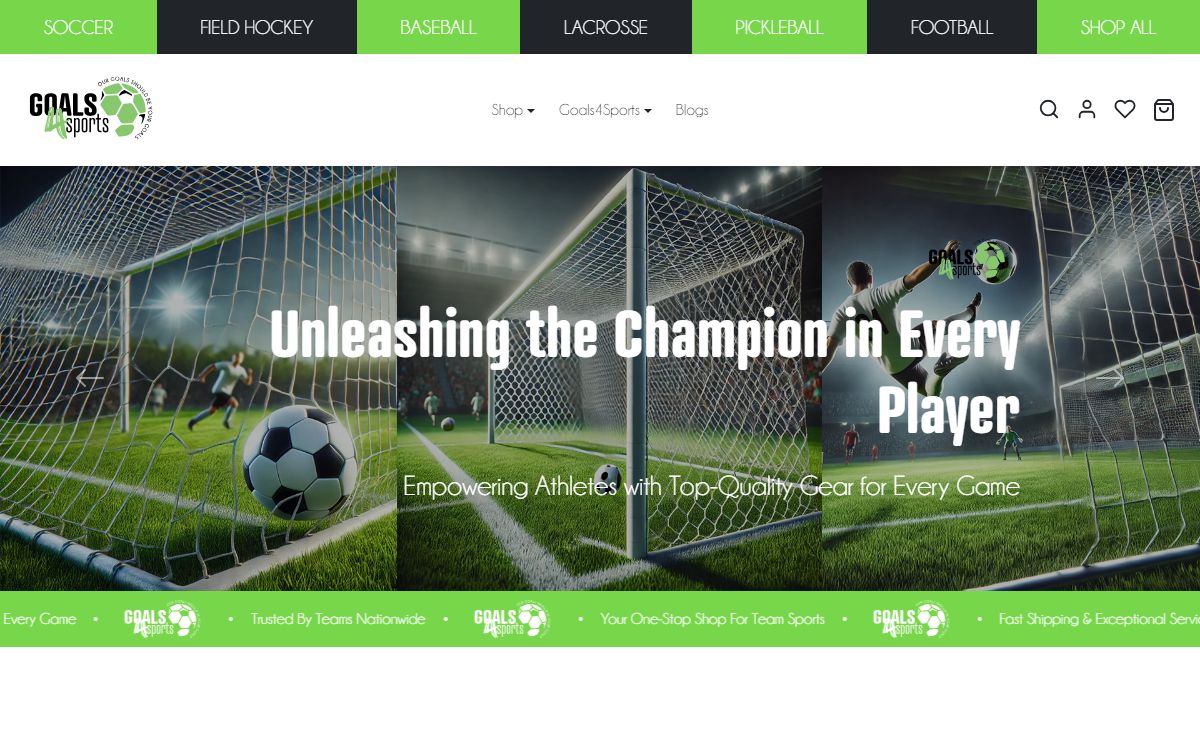Goals4Sports: Your Go-To Source for Quality Sports Equipment – goals4sports