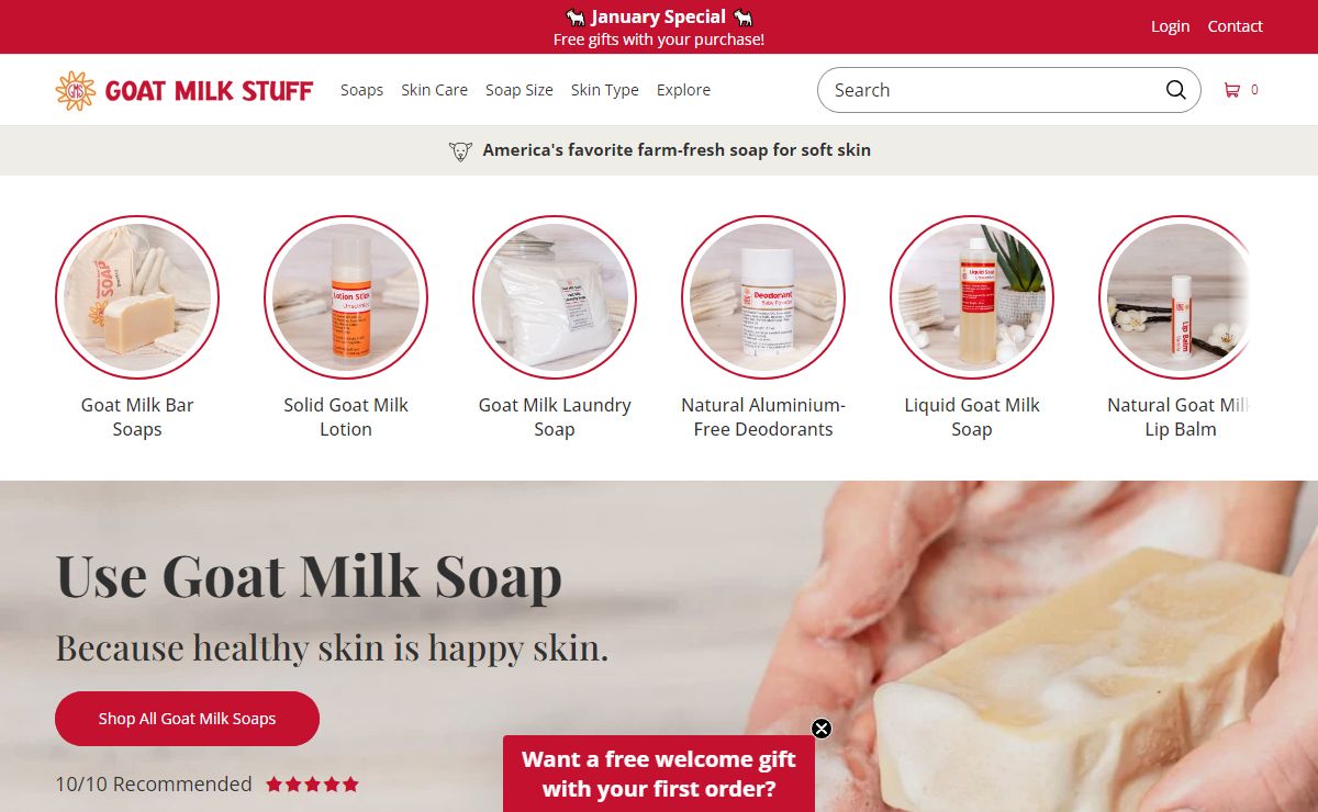 Goat Milk Stuff - Natural, Cold Processed Soap Products