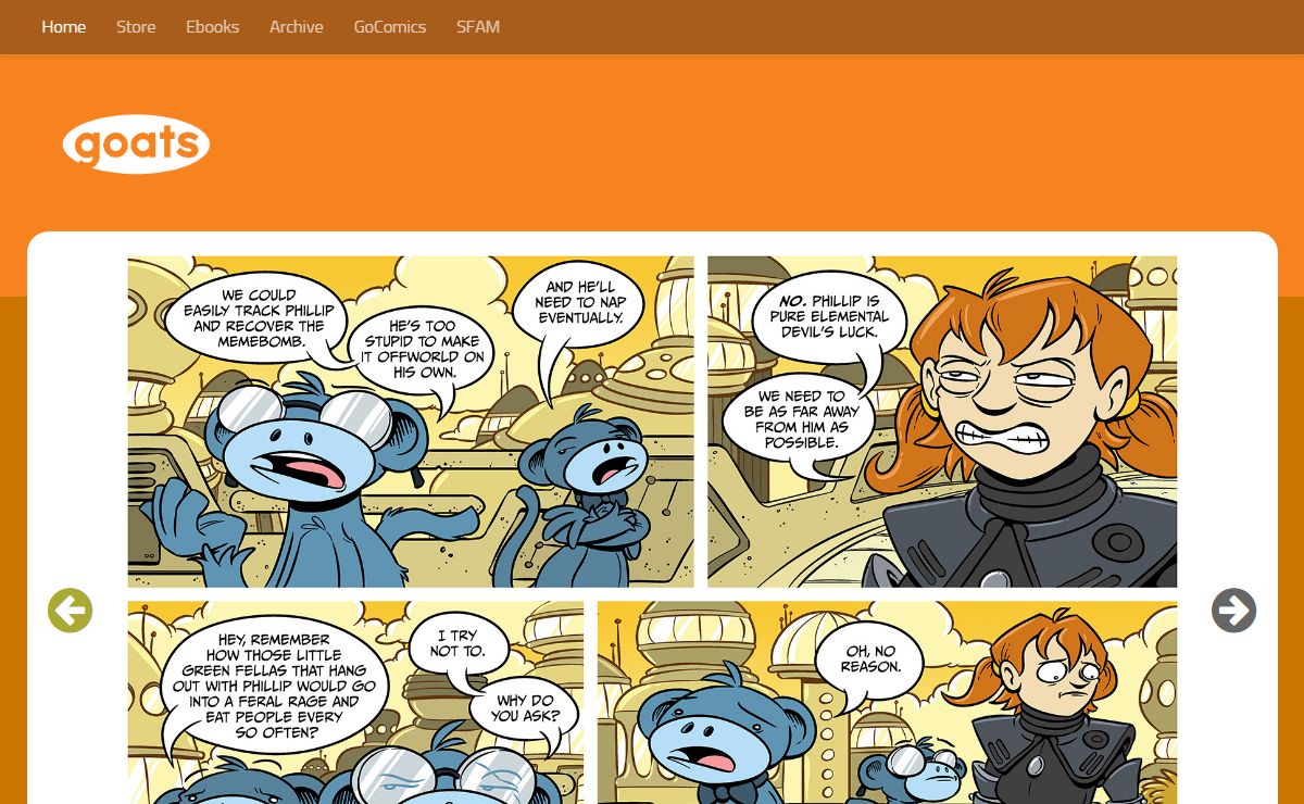 Goats - A Comic Strip by Jon Rosenberg