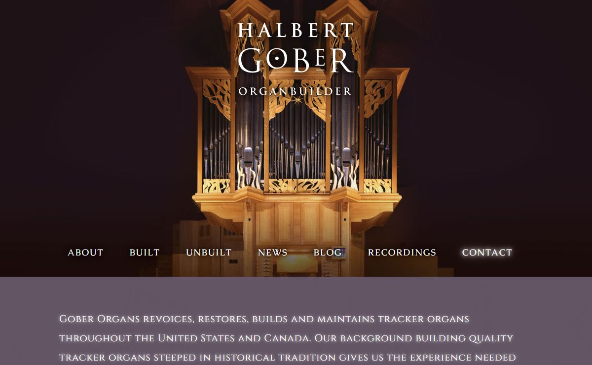 Gober Organs Inc – Organ Builder