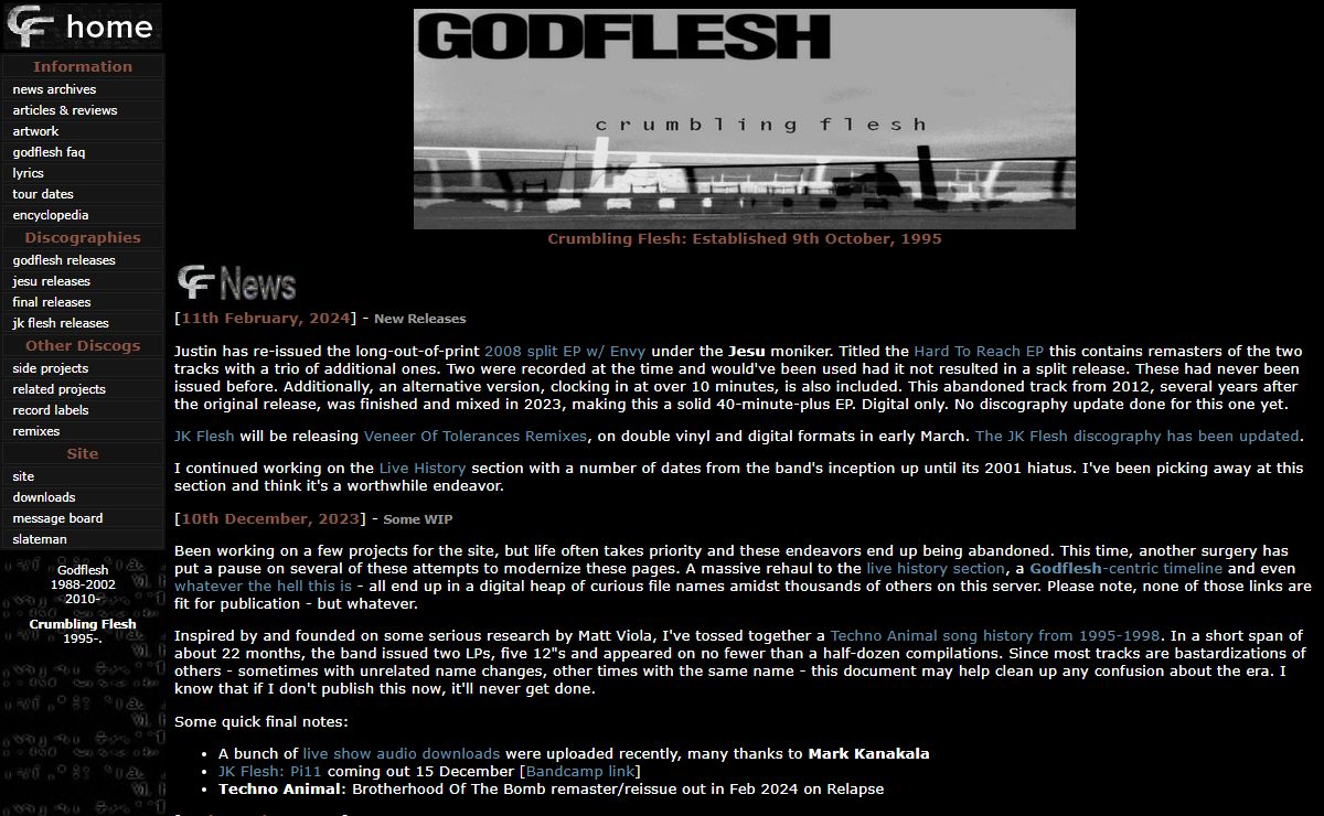 Godflesh-Crumbling Flesh