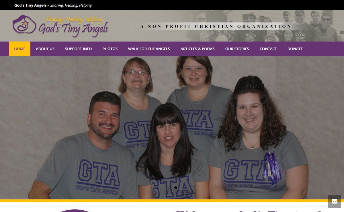 God's Tiny Angels Support Group – Sharing, Healing, Helping