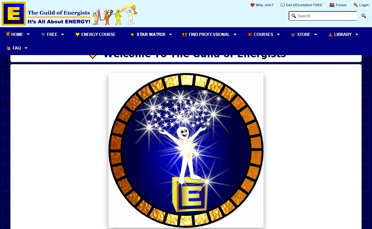 Guild of Energists, Modern Energy, Star Matrix, Energy Tapping | GoE
