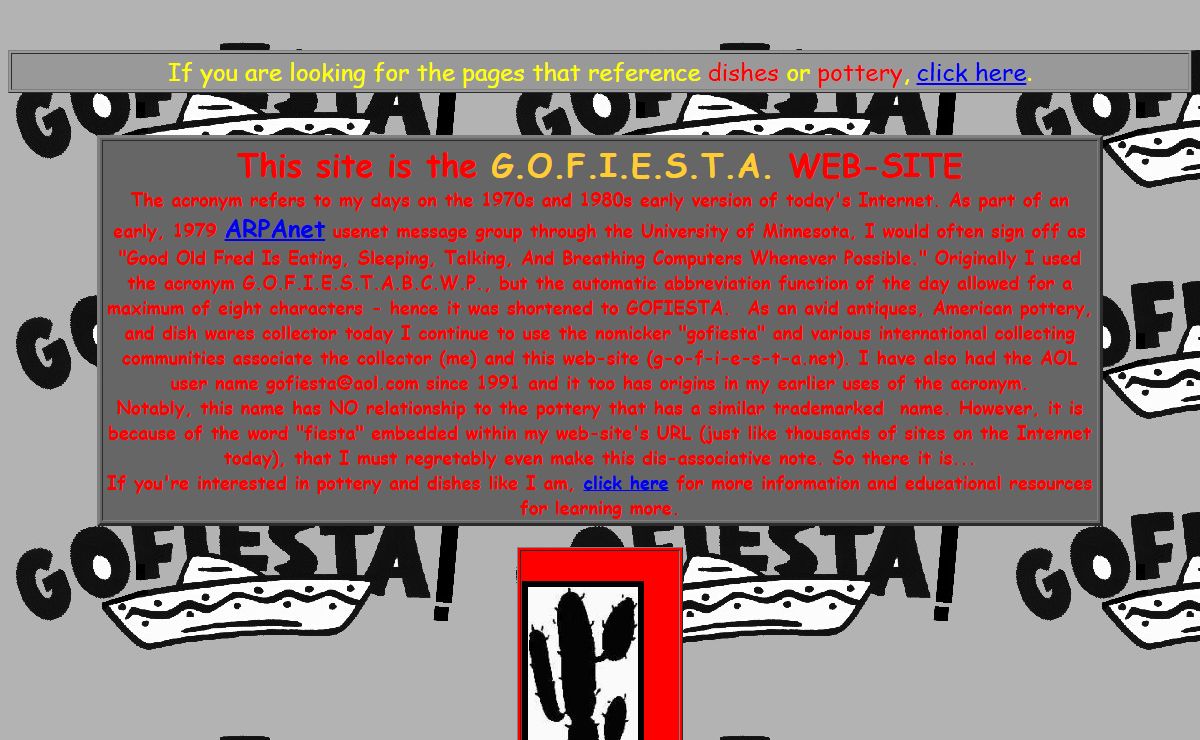 G-O-F-I-E-S-T-A Homepage