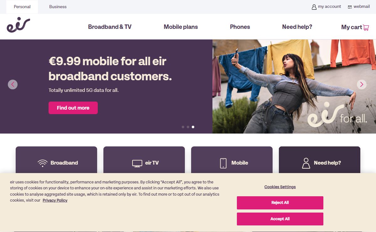 Best deals on Broadband, TV & Mobile | eir
