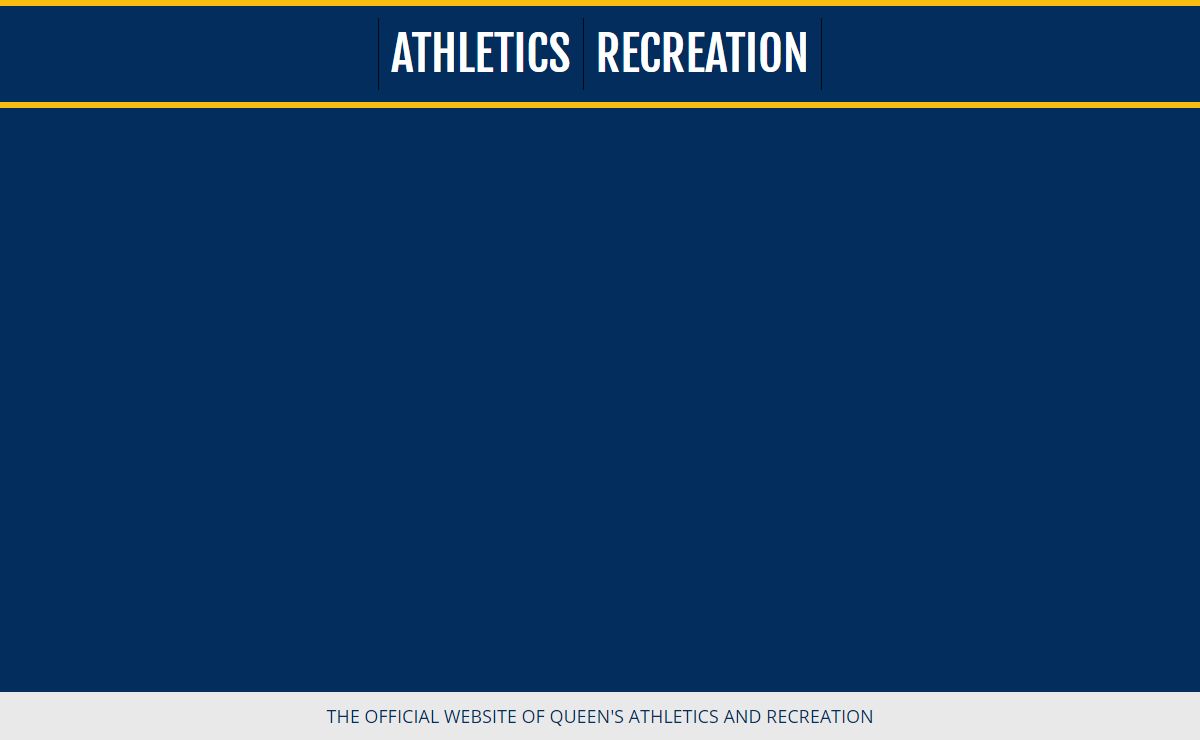 The Official Website of Queen's Athletics & Recreation