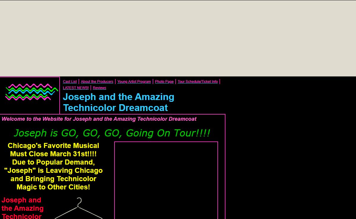 Joseph and the Amazing Technicolor Dreamcoat