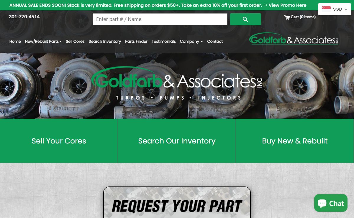 Goldfarb & Associates: New, Used & Remanufactured Diesel Parts