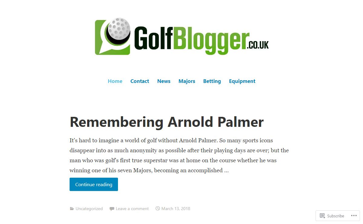 GolfBlogger.co.uk – Golf news, views and opinions