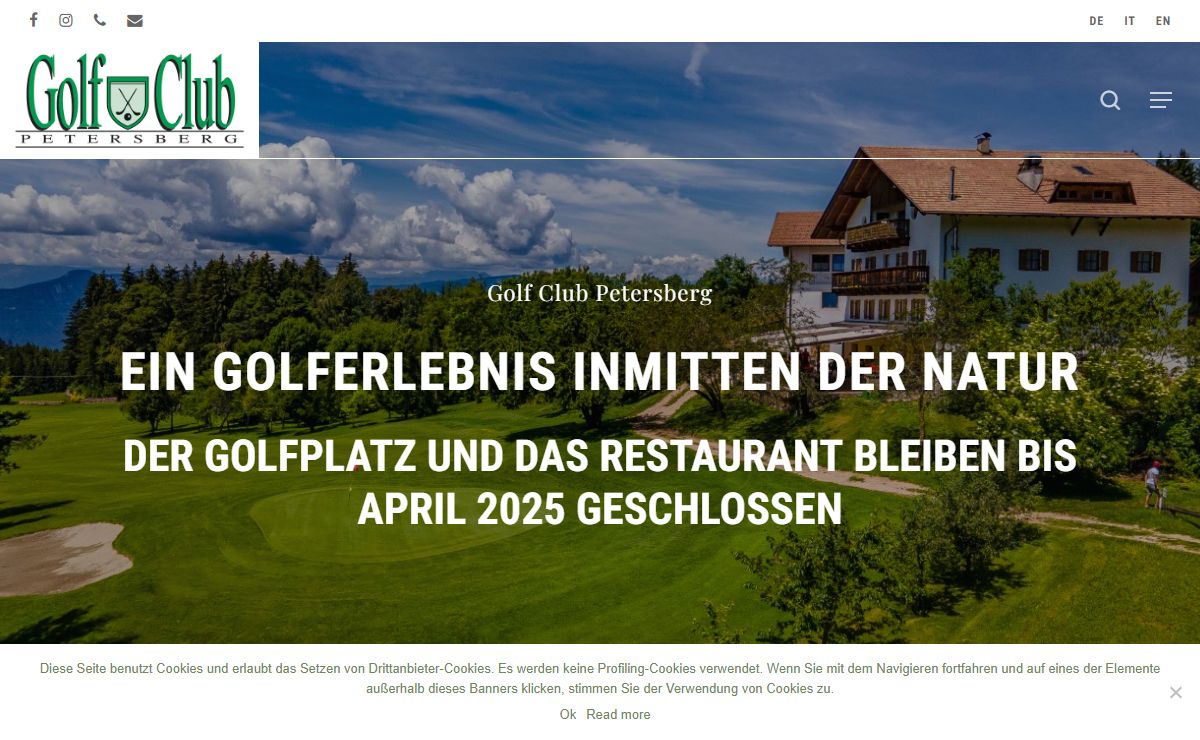 Golfclub Petersberg - Bar / Restaurant / Golfplatz - Golf In Südtirol