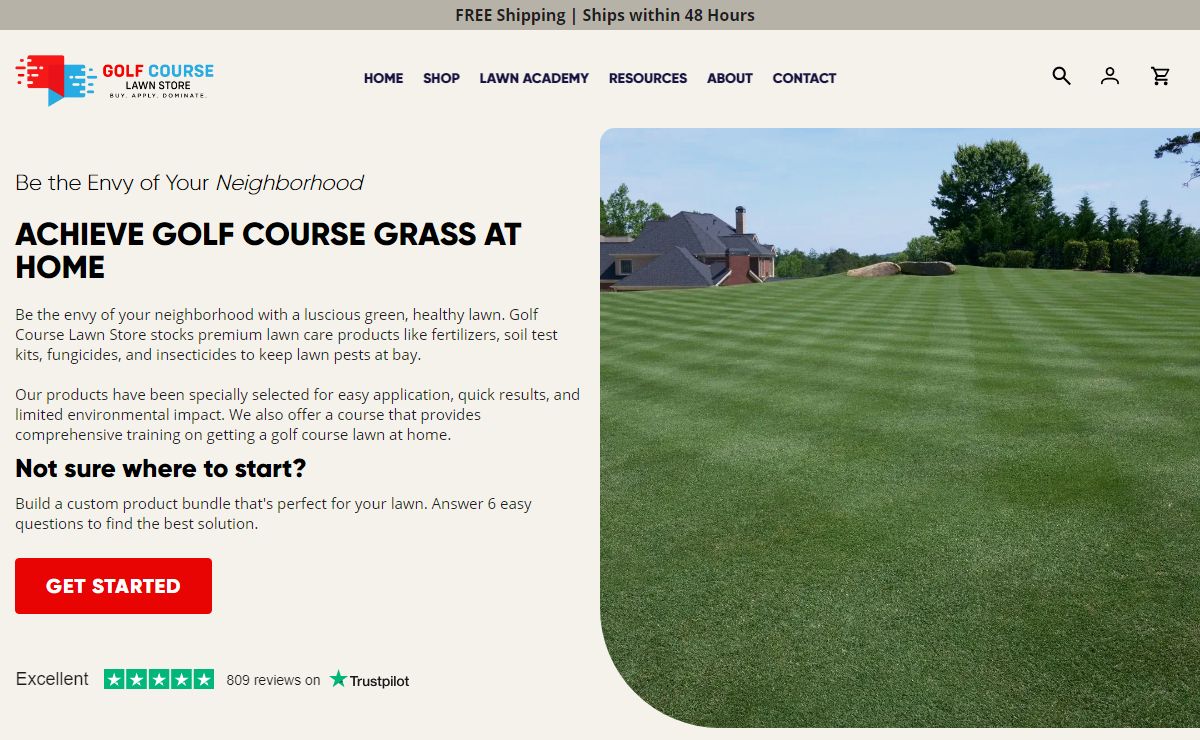 Golf Course Grass at Home | Golf Course Lawn Store