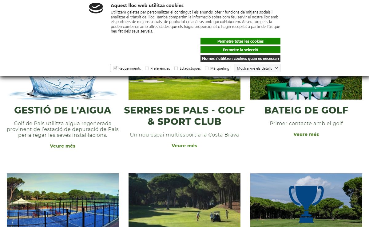 Golf de Pals - El primer camp de golf a la Costa Brava