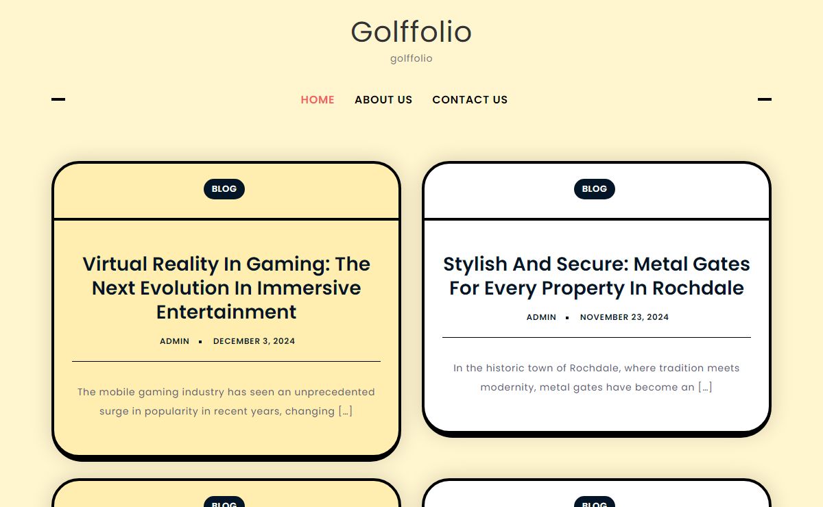 Golffolio - golffolio
