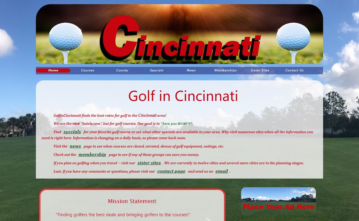 Golf in Cincinnati