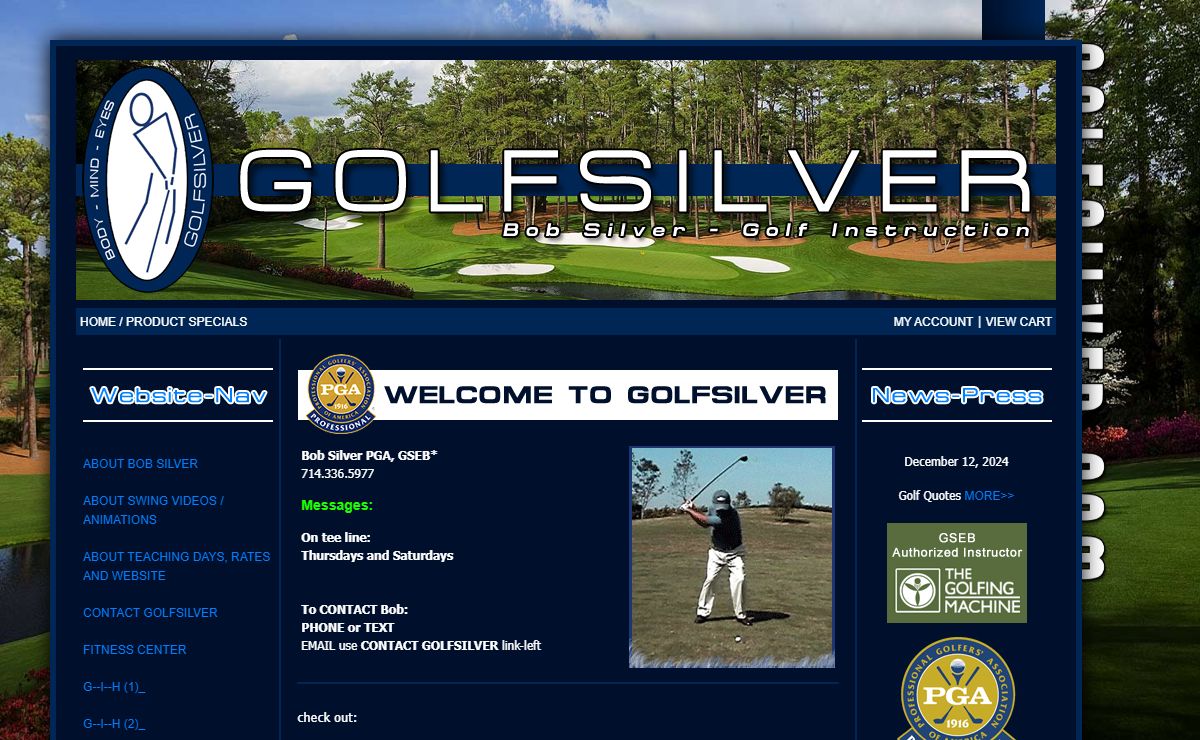 Golf Silver - Golf Instruction - golfsilver.com