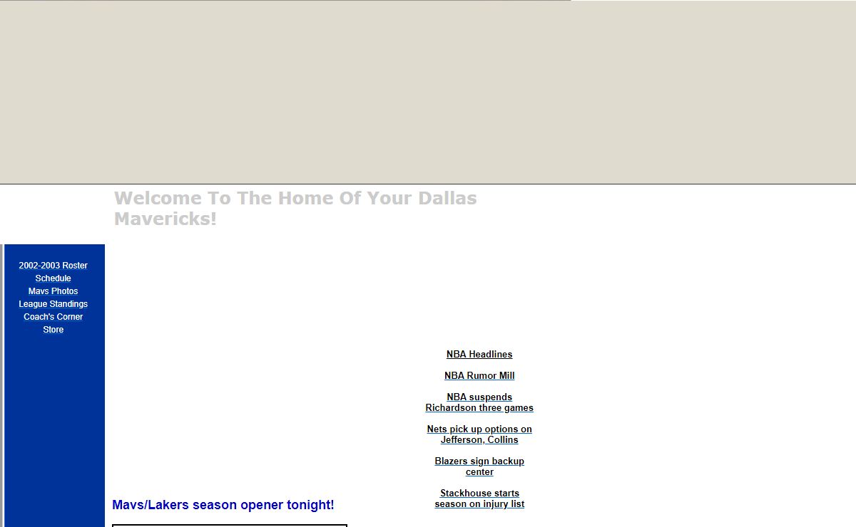 Welcome To The Home Of Your Dallas Mavericks!