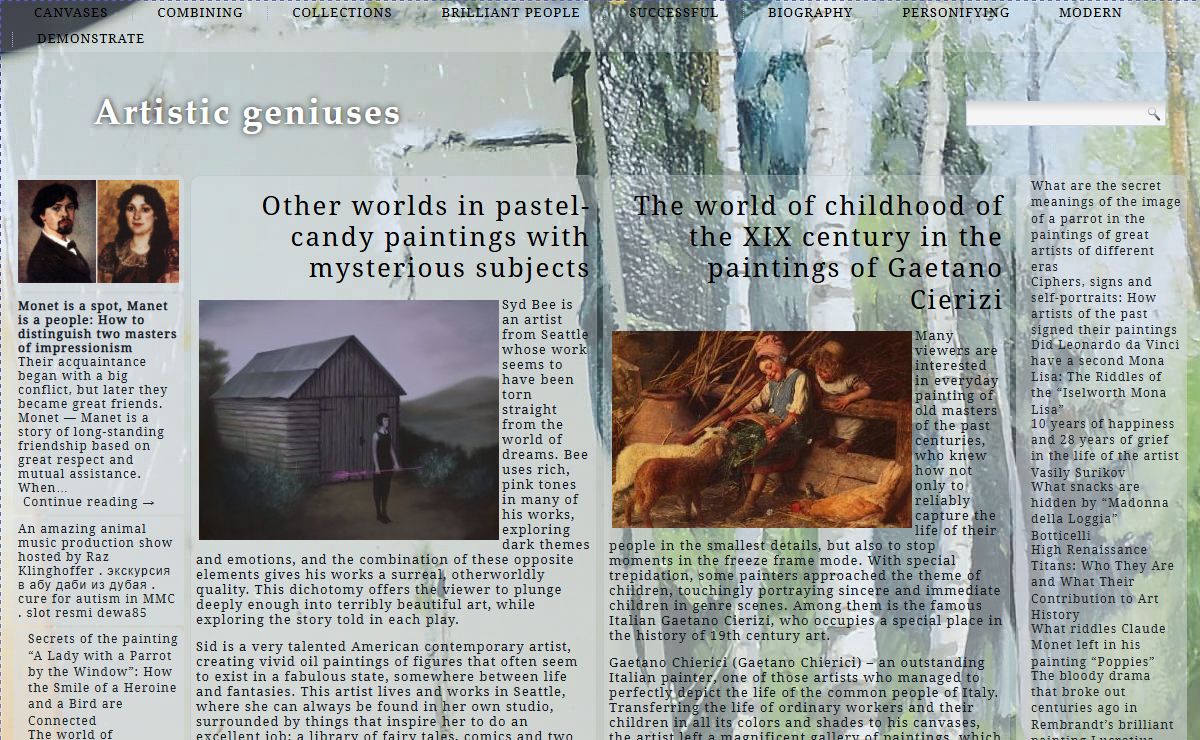 Artistic geniuses