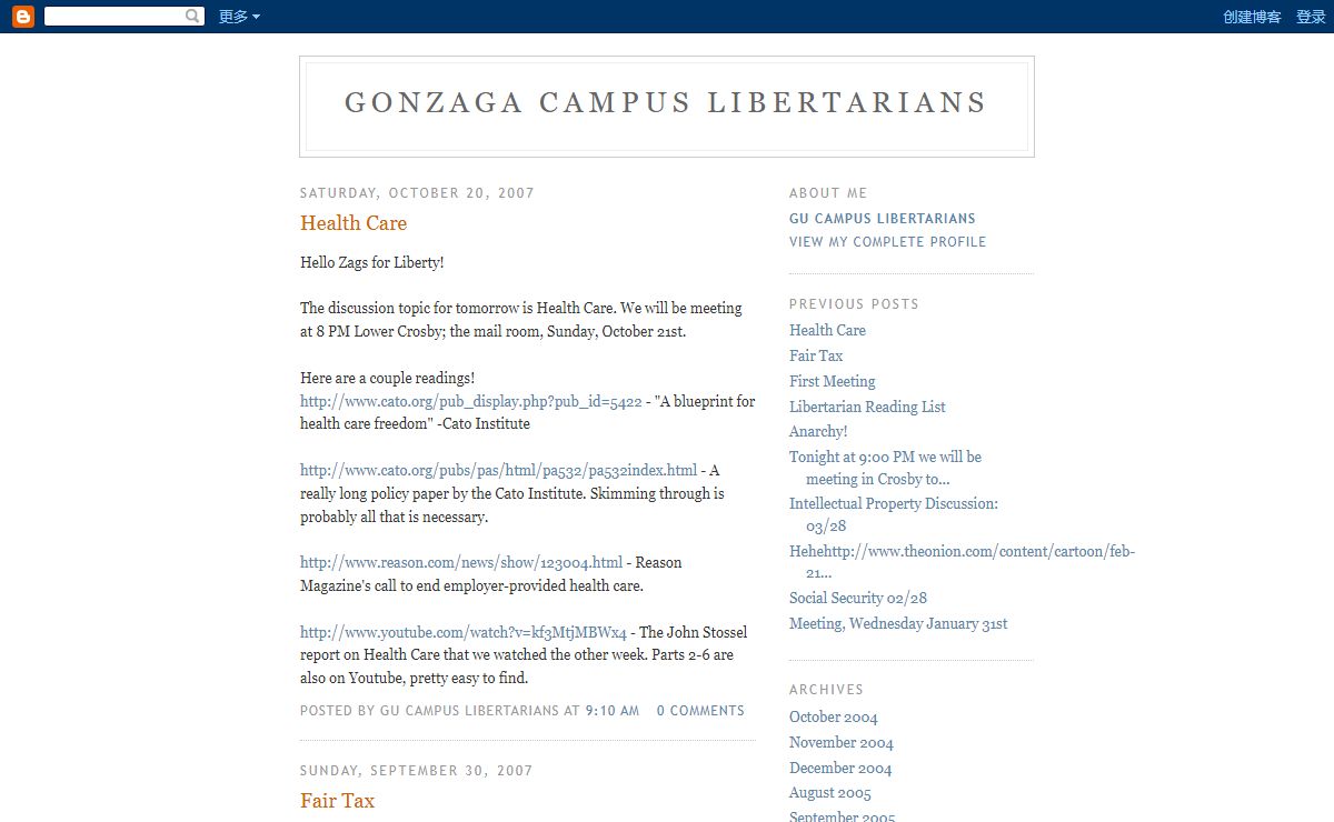 Gonzaga Campus Libertarians