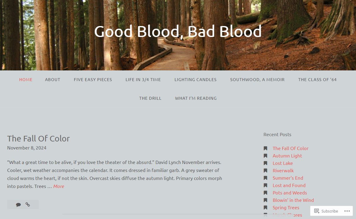 Good Blood, Bad Blood