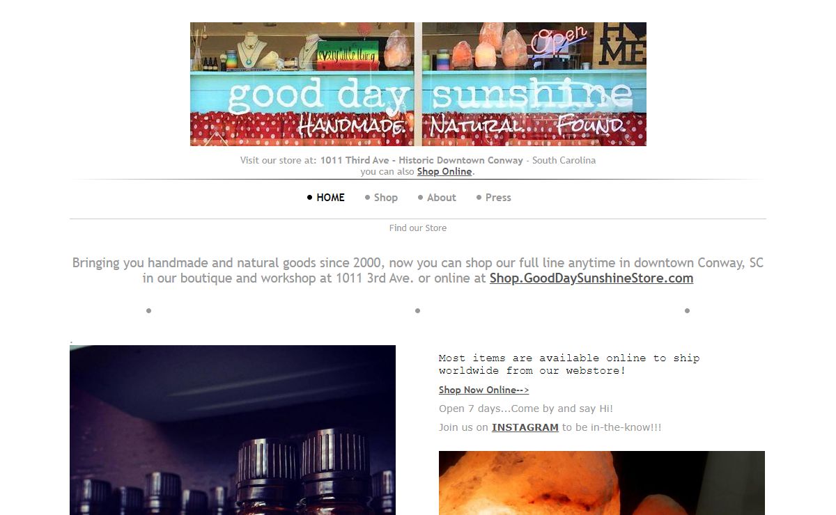 Good Day Sunshine -  Home of: ﻿on the web...﻿  We ship Worldwide!