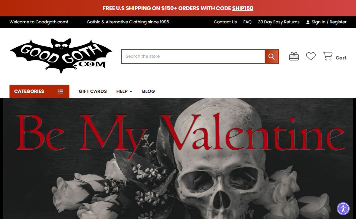 Women's Gothic Clothing store, Alternative and Plus Size Clothing
