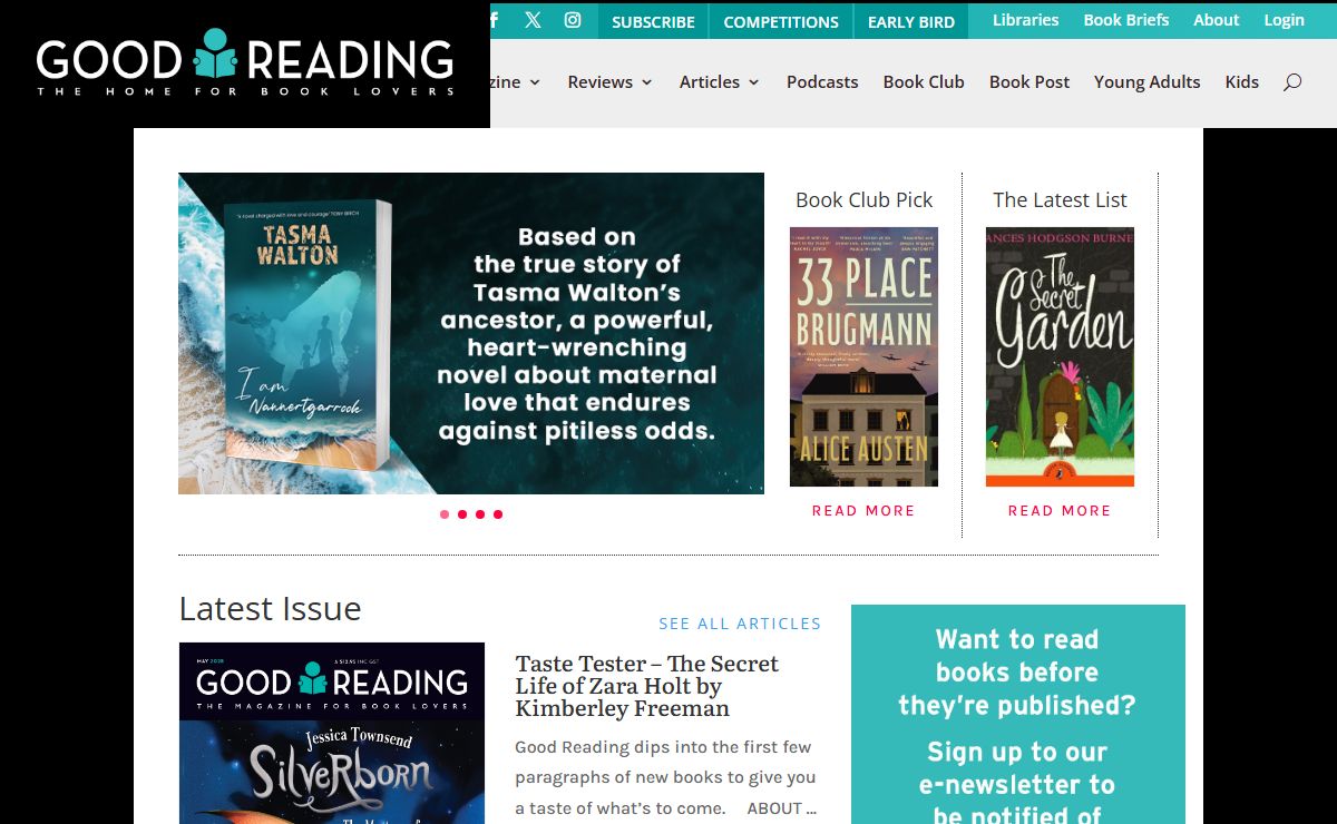 Good Reading | The Home For Book Lovers