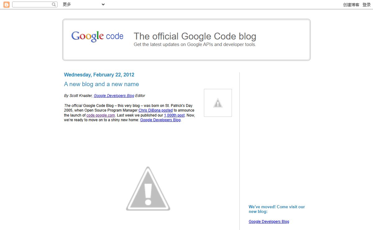 The official Google Code blog