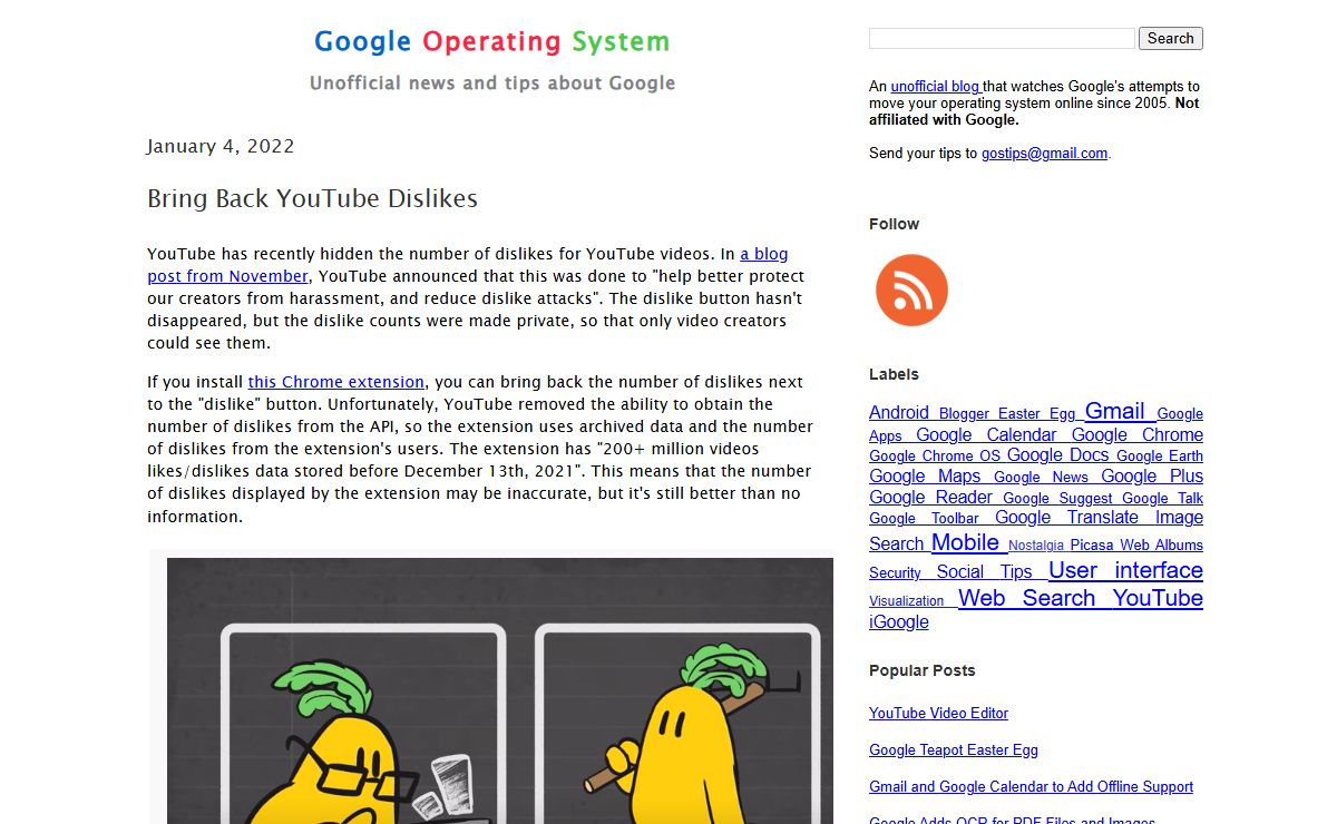 Google Operating System (Unofficial Google Blog)