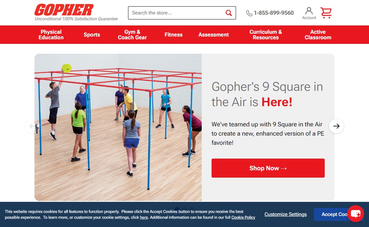 Gopher Sport - PE, Sports & Fitness Equipment