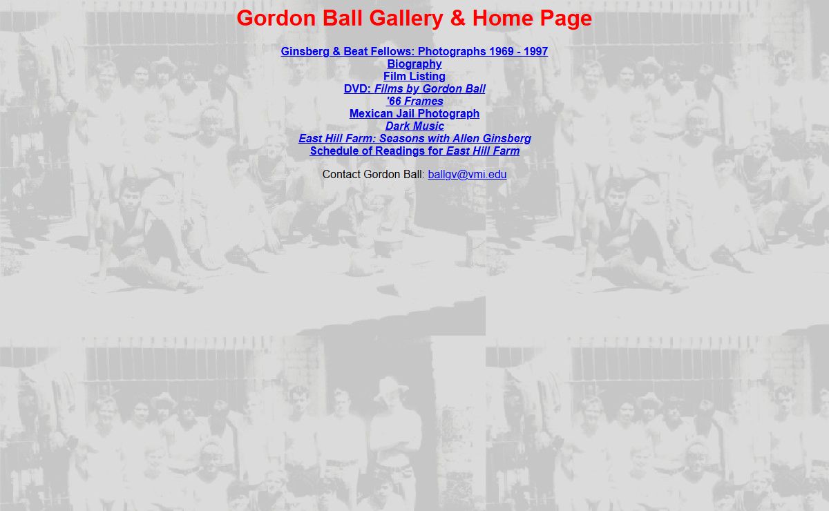 Gordon Ball Gallery & Home Page
