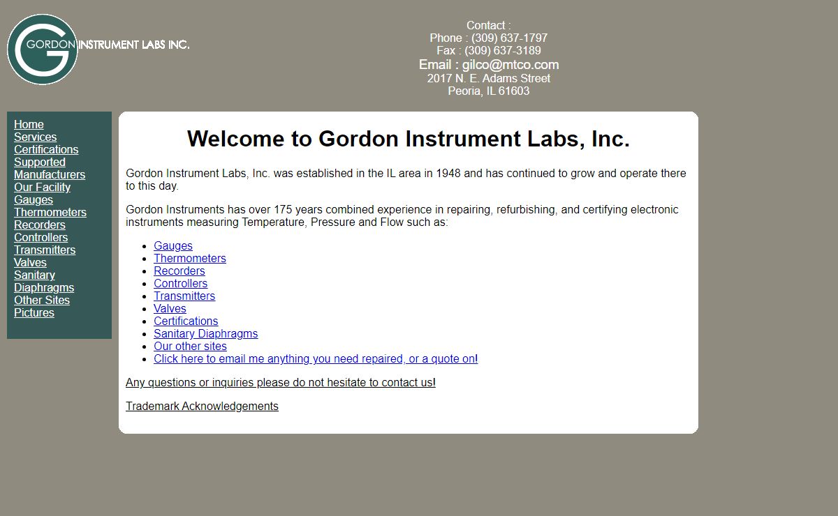 Gordon Instruments