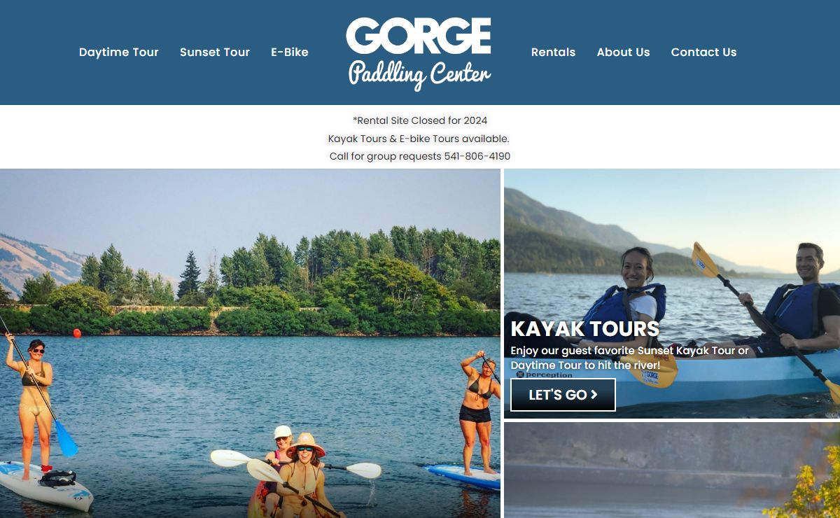Kayaking, Paddleboarding, and E-Bike in Hood River, Oregon.