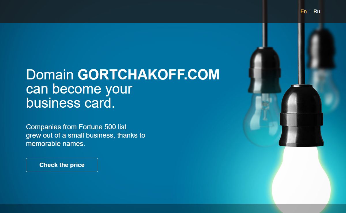 gortchakoff.com is for sale