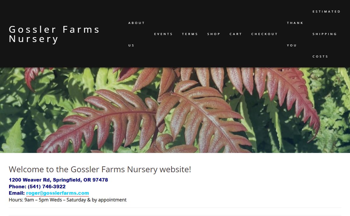 Gossler Farms Nursery – Gossler Farms Nursery