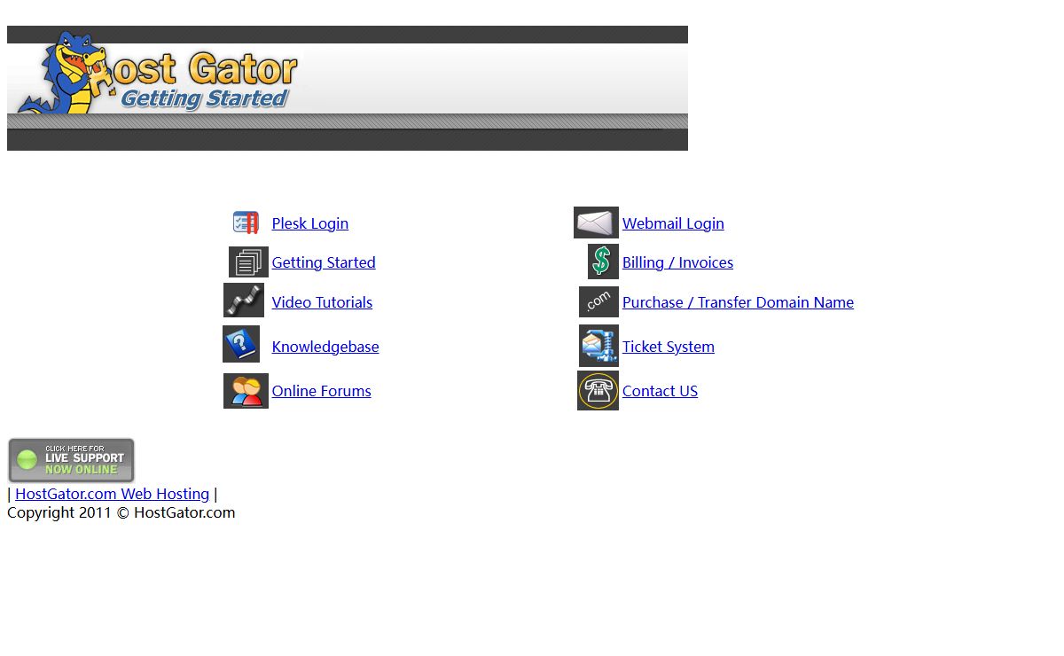 HostGator Web Hosting Website Startup Guide