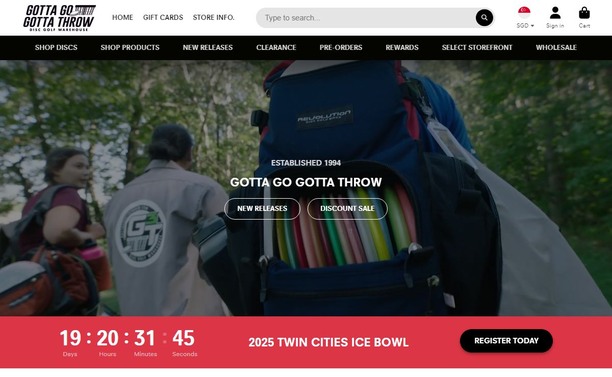 Gotta Go Gotta Throw Disc Golf Superstore