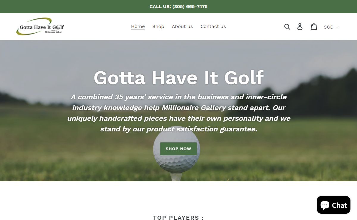 Gotta Have It Golf - Golf Memorabilia