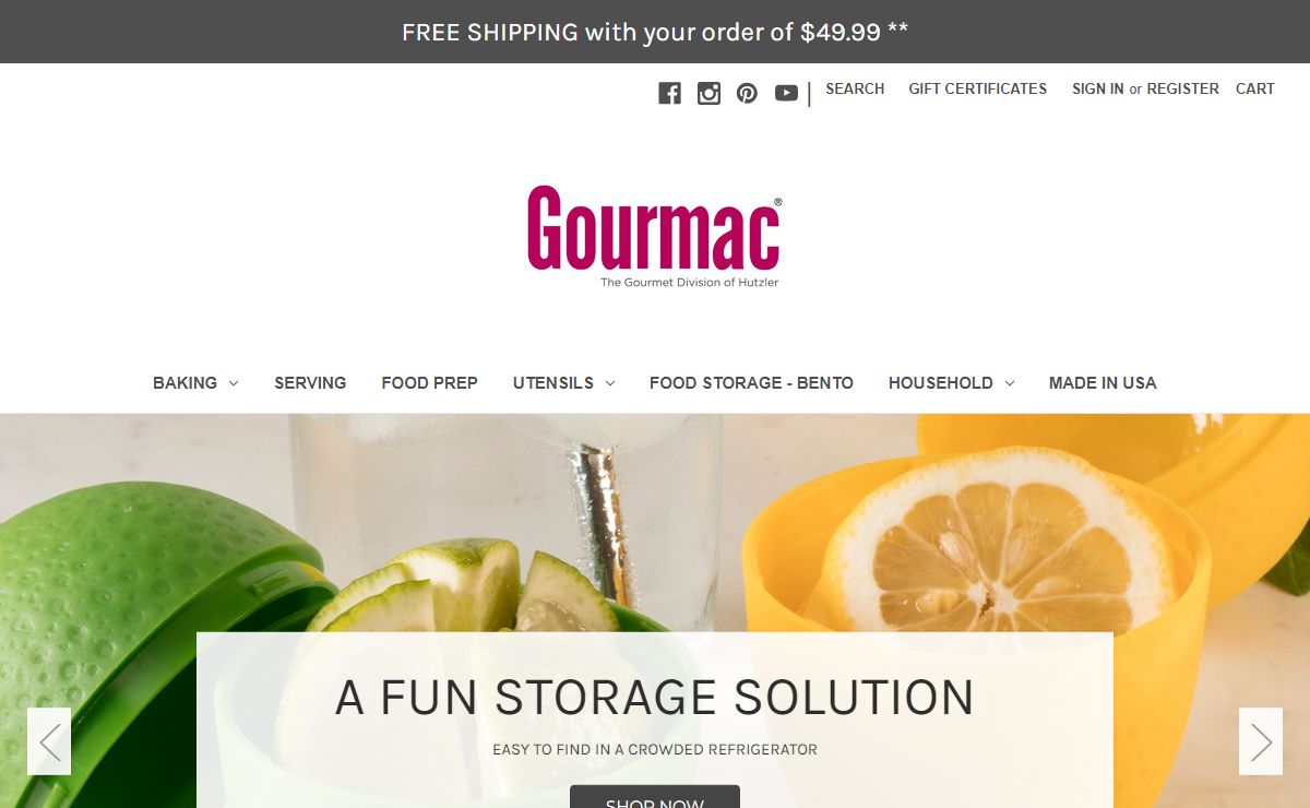 Hutzler Kitchenwares Simplify Food Prep & Food Storage