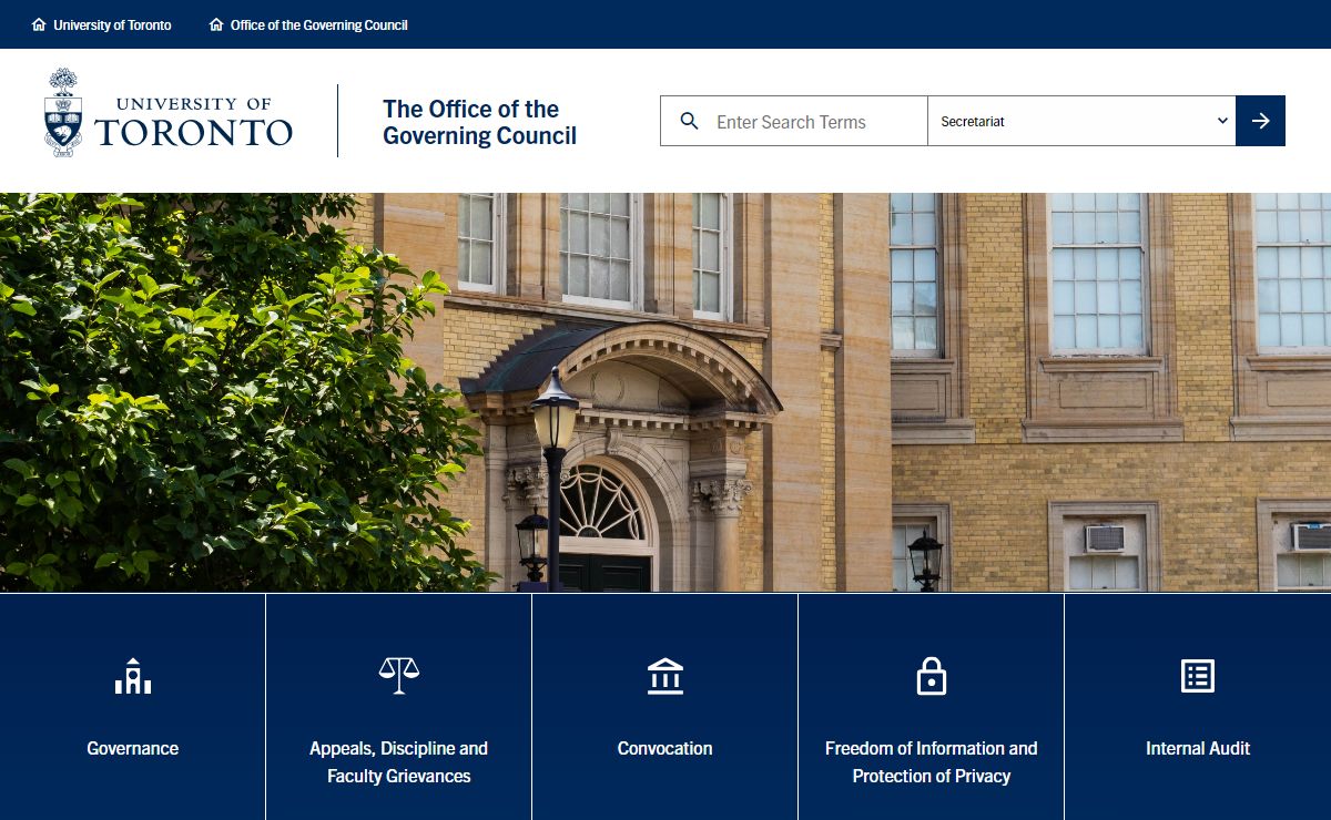 Home | The Office of the Governing Council, Secretariat
