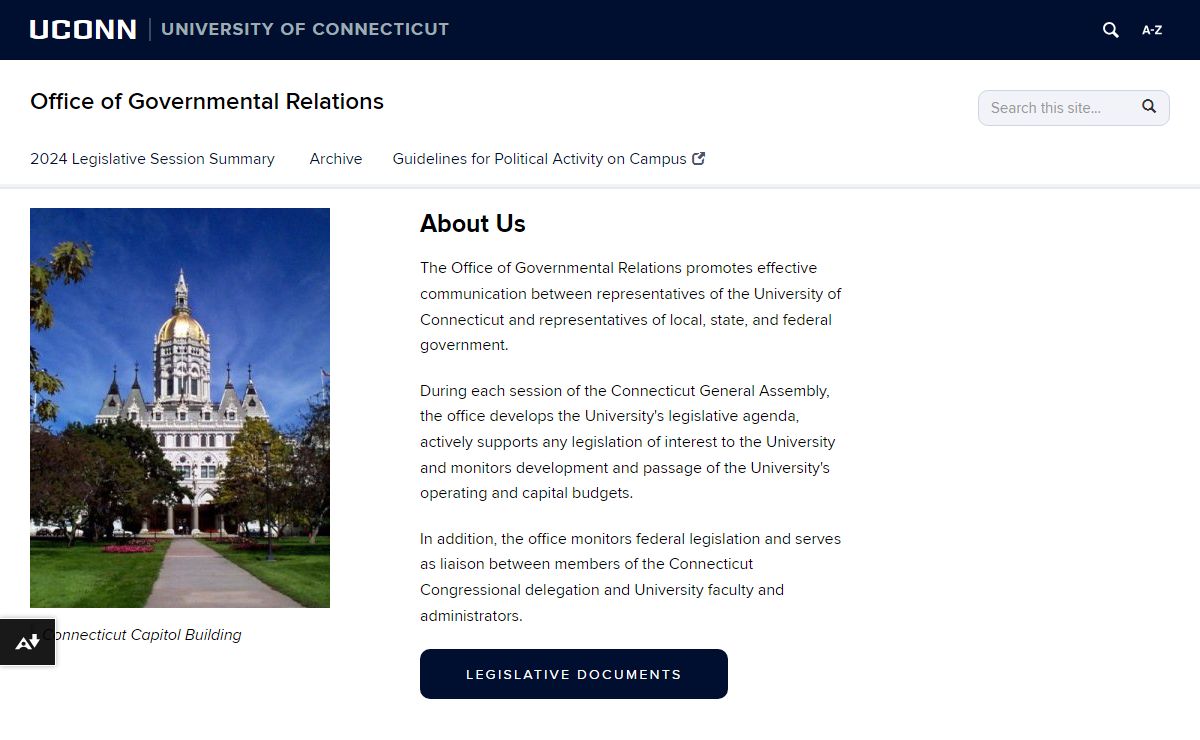 Home | Office of Governmental Relations