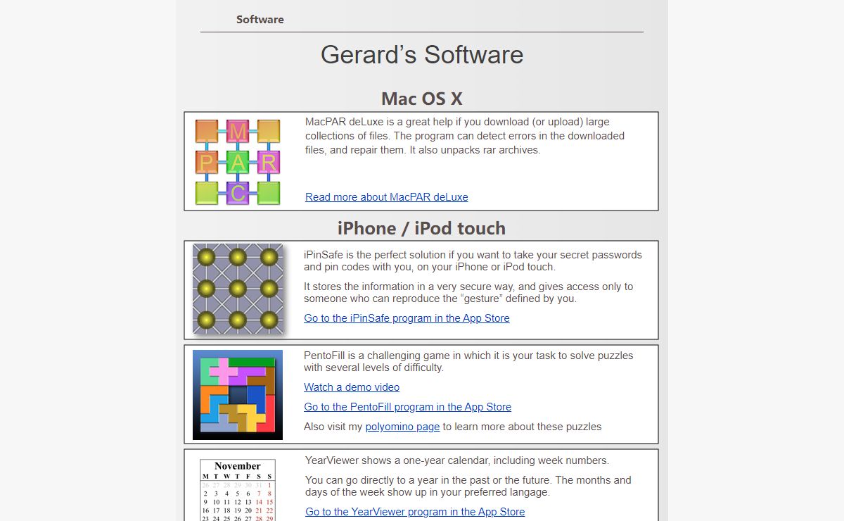Gerard’s Software