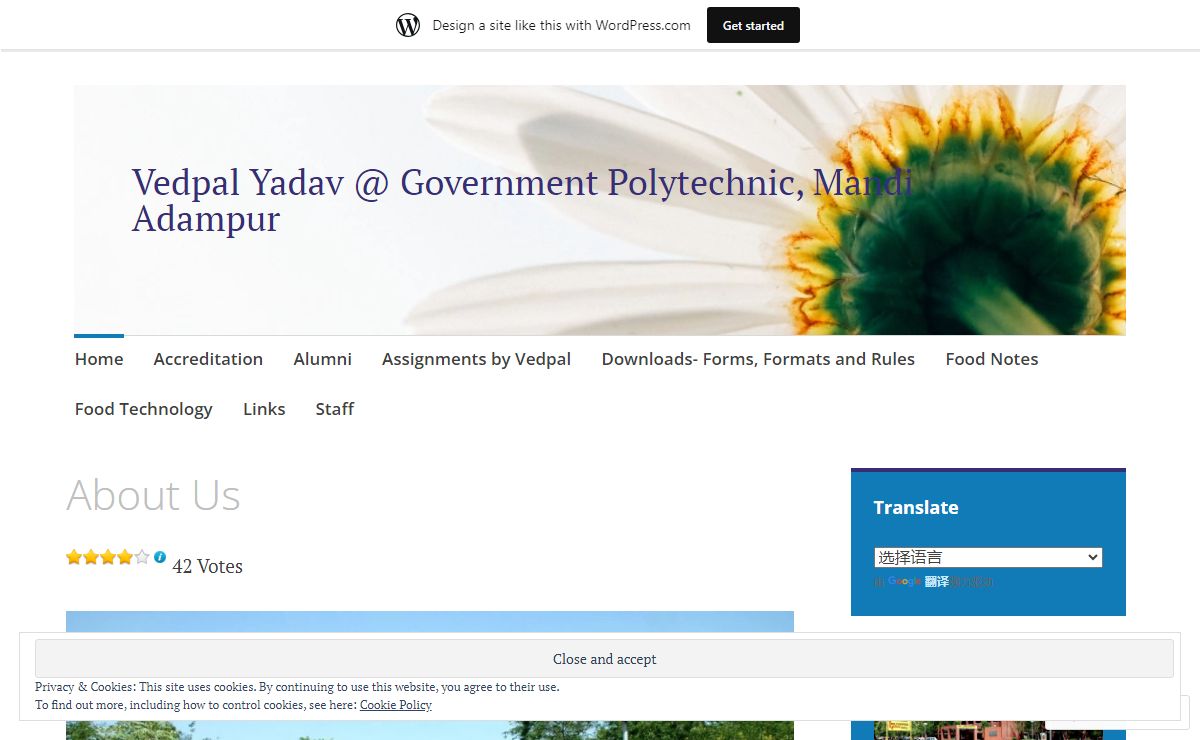 Vedpal Yadav @ Government Polytechnic, Mandi Adampur