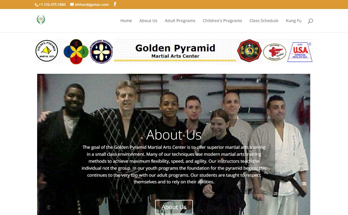 Martial Arts Training for all ages - Golden Pyramid Martial Arts Center