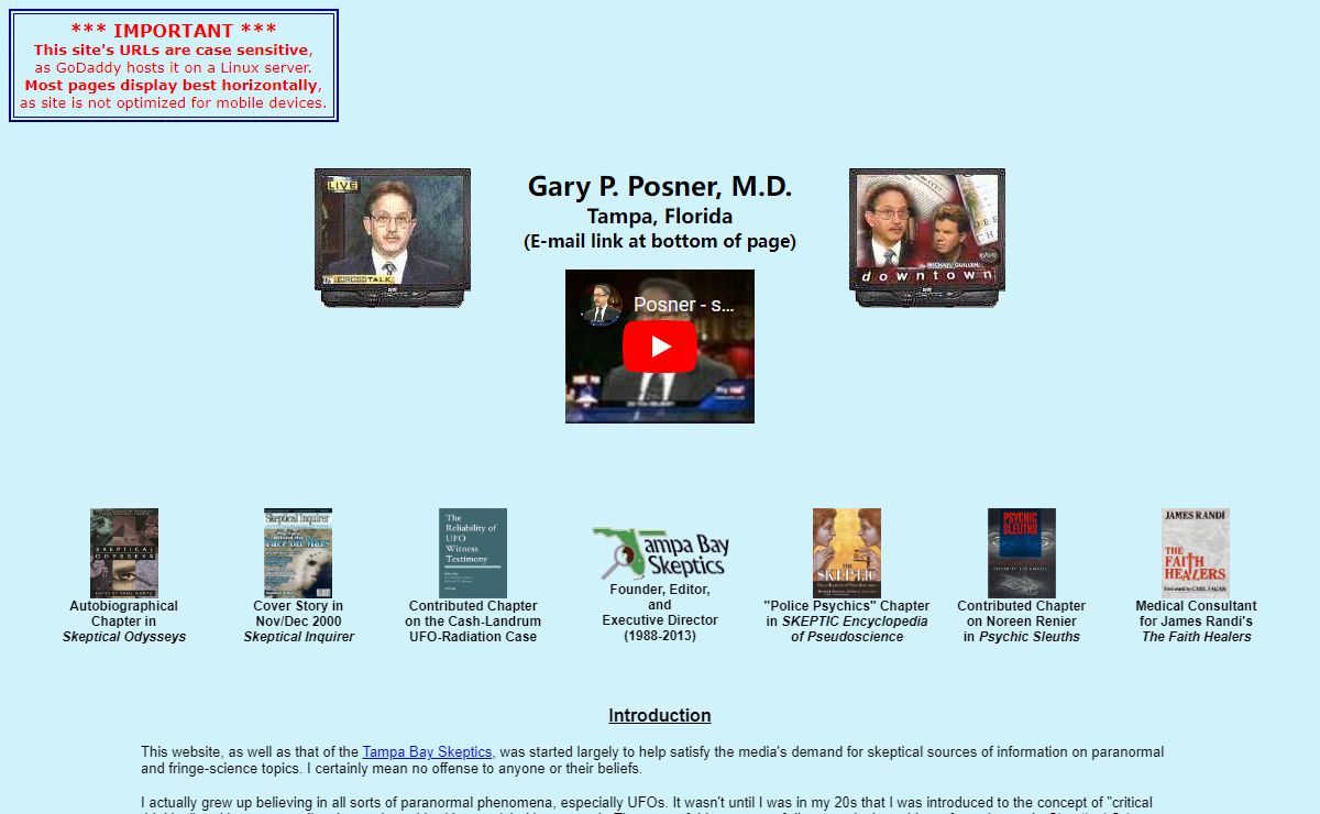 Gary P. Posner's Home Page