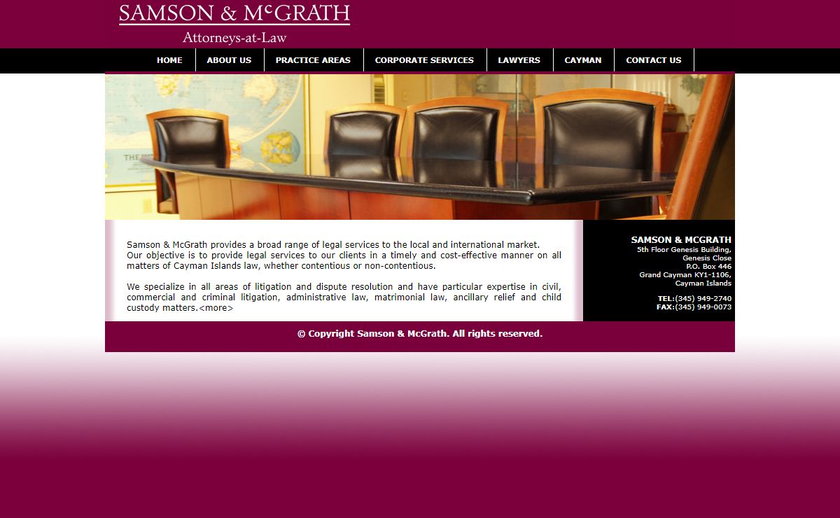 SAMSON & McGRATH Cayman Islands Law Firm Attorneys at Law SAMSON &McGRATH,Grand Cayman,Cayman,Cayman,Trust law in the Cayman Islands, CaymanIslands,Trusts and Estates, Taxation, Offshore Trusts, Company Trusts, Cayman, RealEstate Law practice Grand Cayman