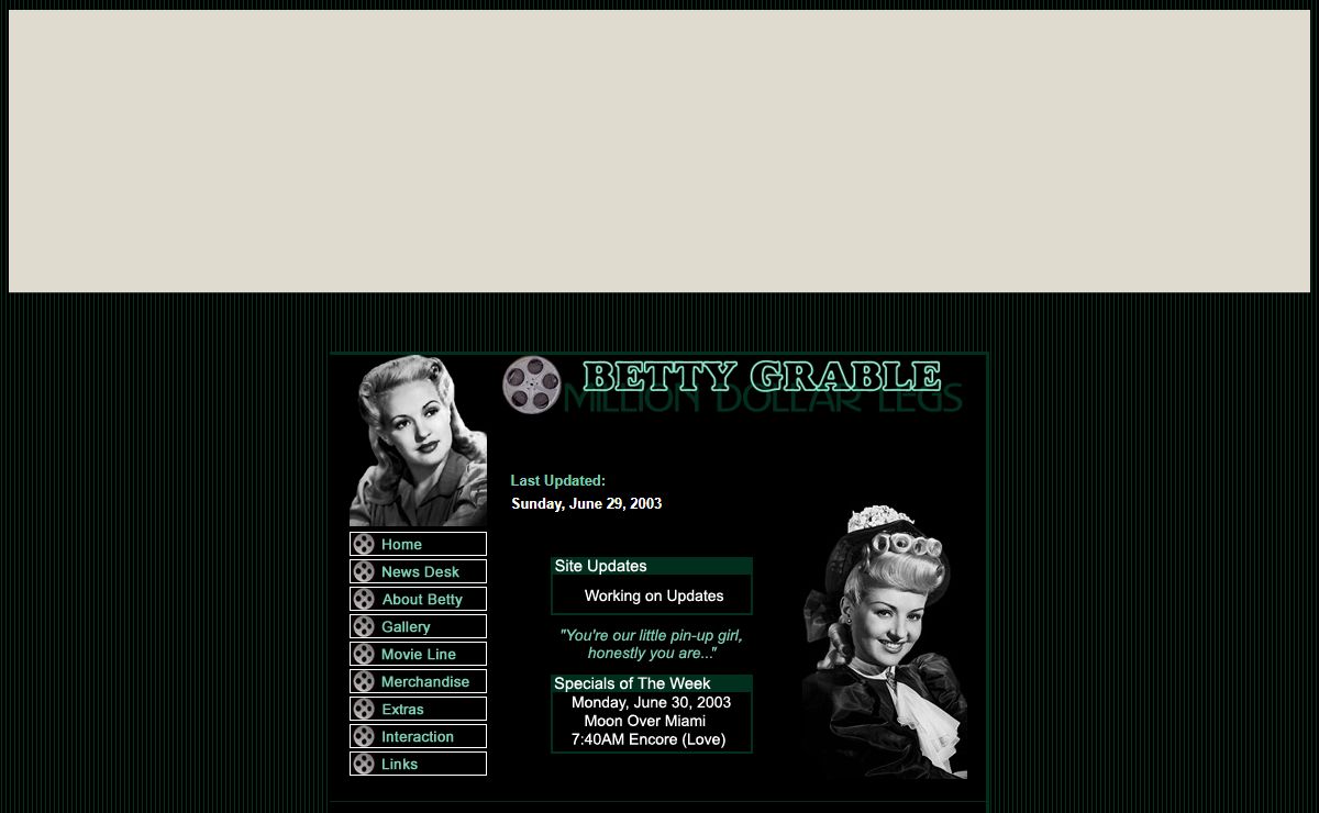 Betty Grable Online