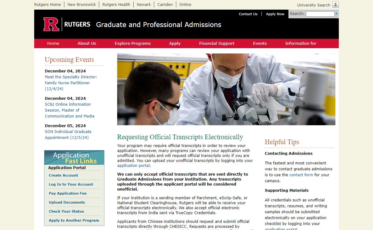 Home | Graduate and Professional Admissions