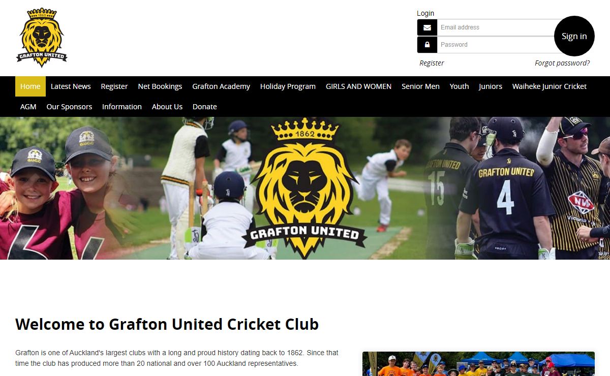 Welcome to Grafton United Cricket Club